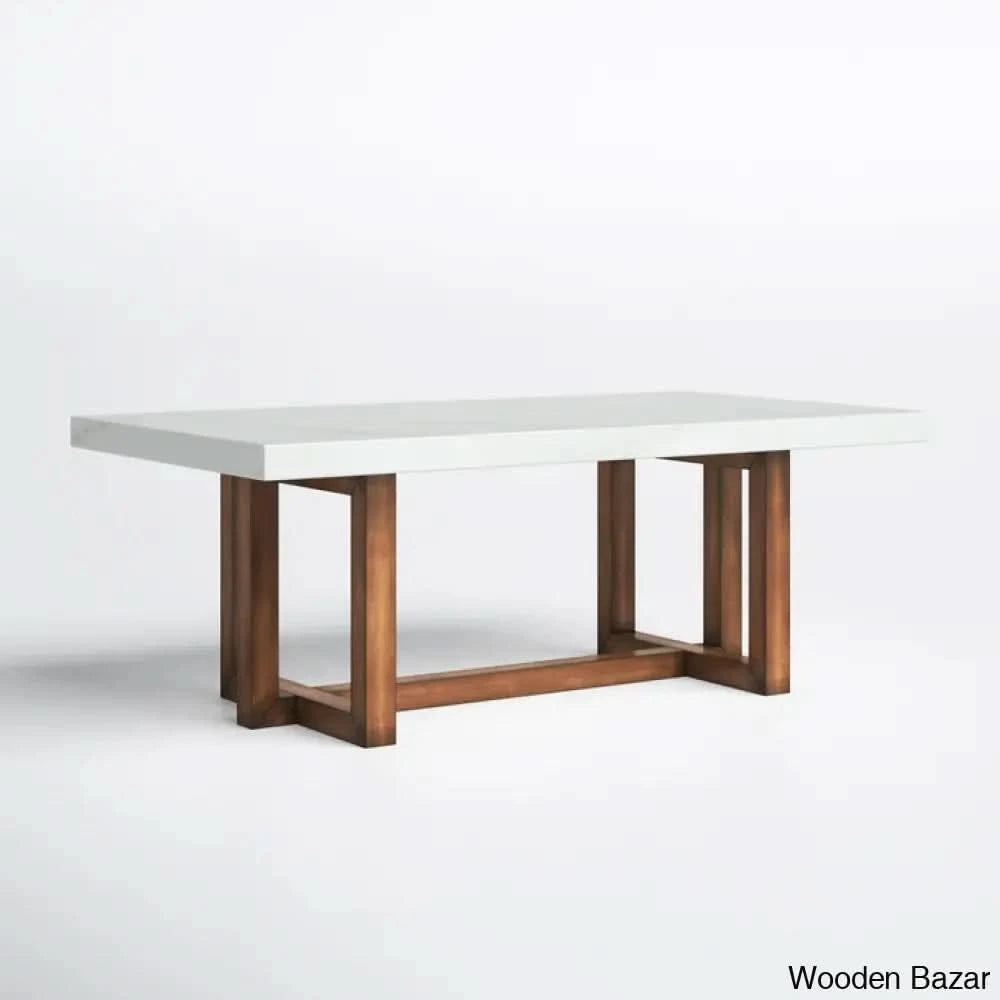 Phangl Marble Top Coffee And Center Table