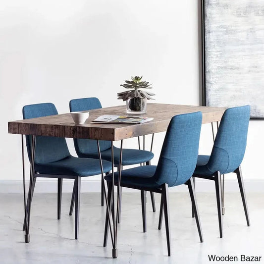 Pike Modern Teak Wood Dining Table Crafted For Ultimate Comfort