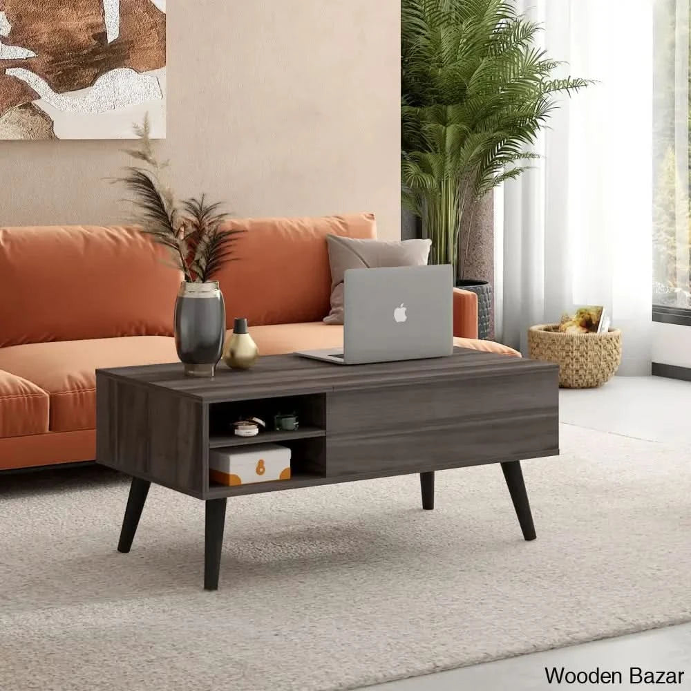 Poe Lift Top Coffee Table With Storage And Center Table