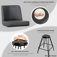 Princetone Swivel 26āā Counter And Bar Stool (Set Of 2)