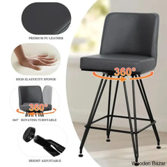 Princetone Swivel 26āā Counter And Bar Stool (Set Of 2)