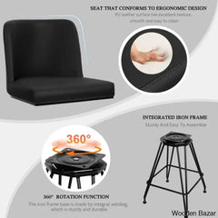 Princetone Swivel 26āā Counter And Bar Stool (Set Of 2)