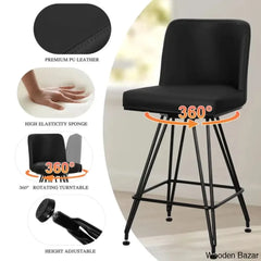 Princetone Swivel 26āā Counter And Bar Stool (Set Of 2)