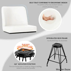 Princetone Swivel 26āā Counter And Bar Stool (Set Of 2)