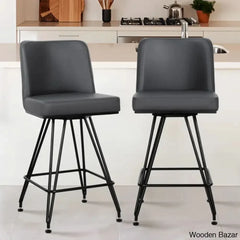 Princetone Swivel 26āā Counter And Bar Stool (Set Of 2)
