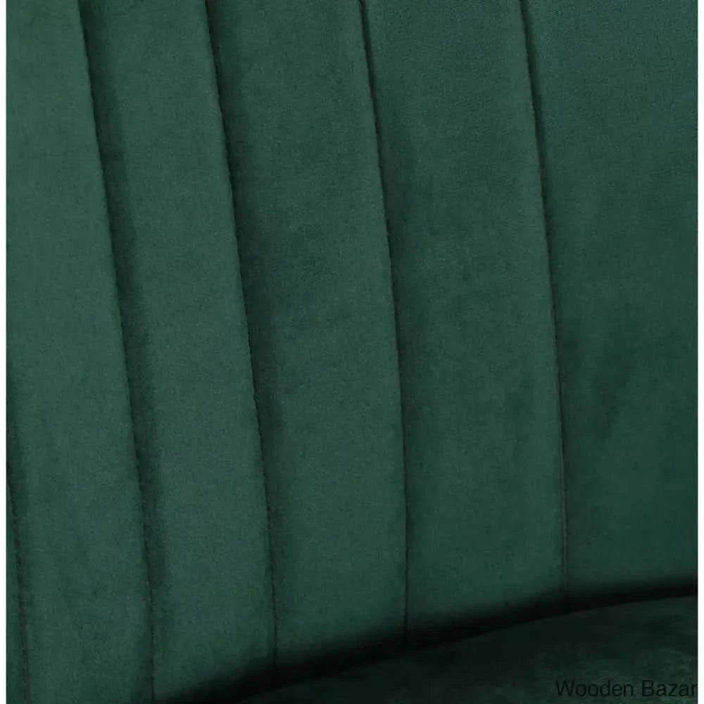 Quiin Swivel Velvet Upholstered Counter & Bar Stool (Set Of 4)