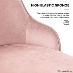 Quiin Swivel Velvet Upholstered Counter & Bar Stool (Set Of 4)