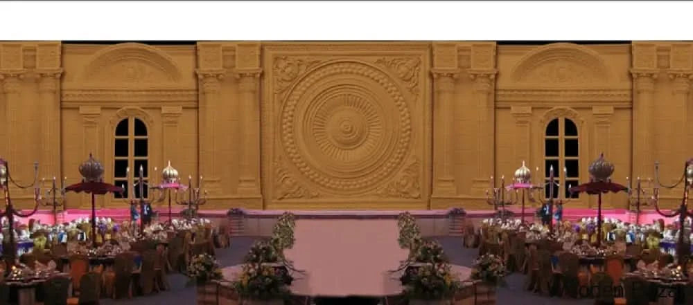 Reshma Royal Artistic Fiberglass Wedding Backdrops - Wooden Bazar