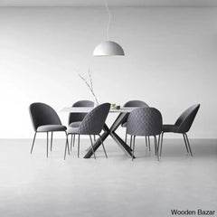 Rommany Pedestal Dining Table Set For Luxe Living 6 Seater