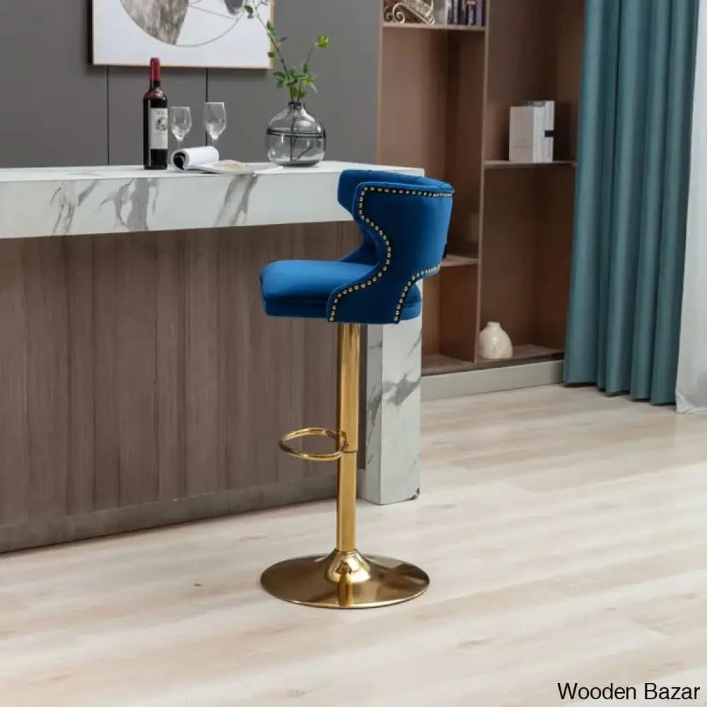 Rosdorf Swivel Adjustable Height Counter And Bar Stool (Set Of 2)