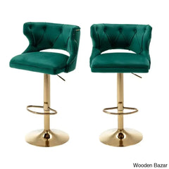 Rosdorf Swivel Adjustable Height Counter And Bar Stool (Set Of 2)