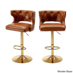 Rosdorf Swivel Adjustable Height Counter And Bar Stool (Set Of 2)