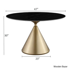 Santor Stylish 4 Seater Pedestal Dining Set - Wooden Bazar