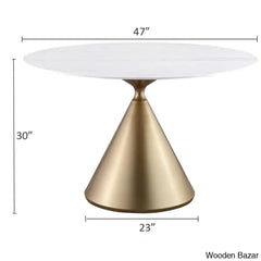 Santor Stylish 4 Seater Pedestal Dining Set - Wooden Bazar