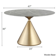 Santor Stylish 4 Seater Pedestal Dining Set - Wooden Bazar