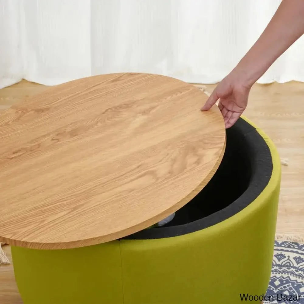 Saugeto Solid Wood Coffee And Center Table