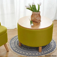 Saugeto Solid Wood Coffee And Center Table