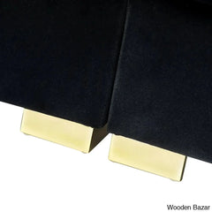 Incredible Modular sofa in black with 2 dufty pillow.