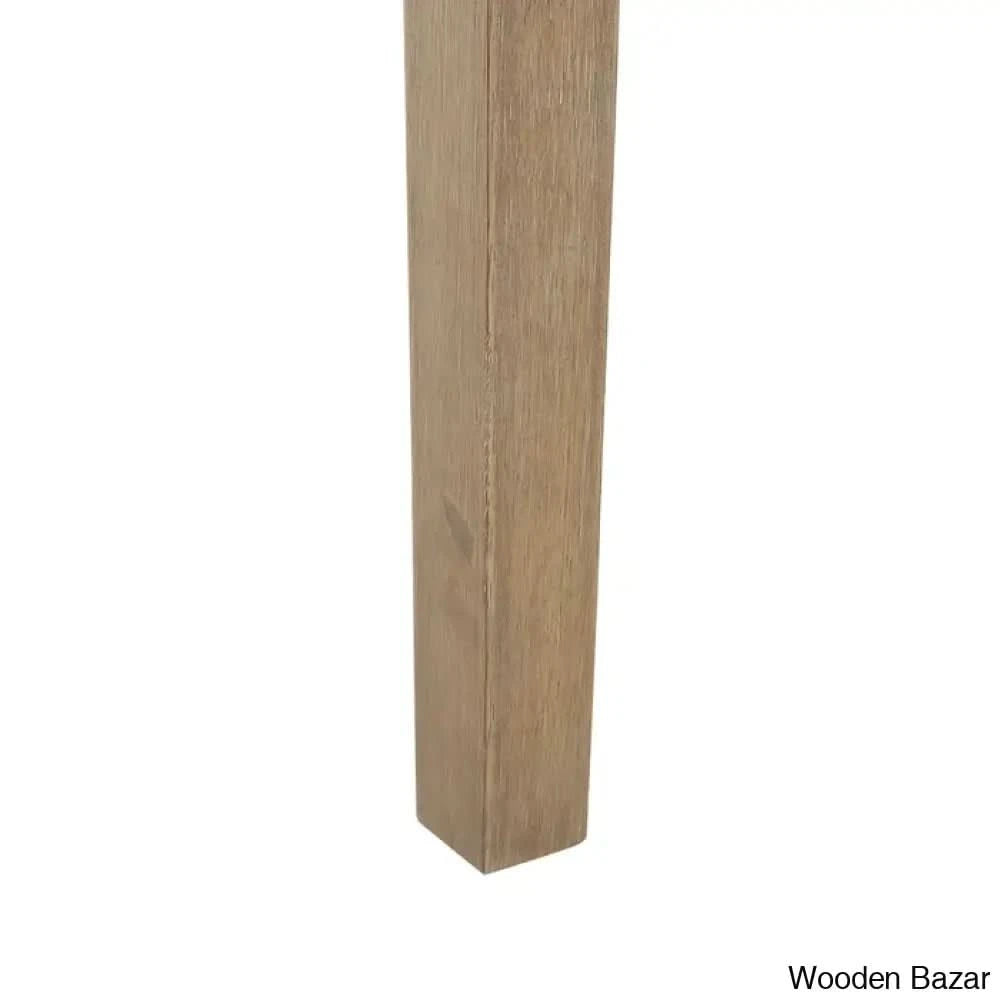 Shillong New Trestle Dining Set For Modern Living - Wooden Bazar