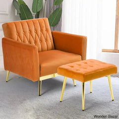 Arm Chair with Stool