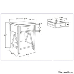 side table - Wooden Bazar