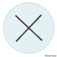 Smiley Best 4 Seater Round Glass Top Dining Set