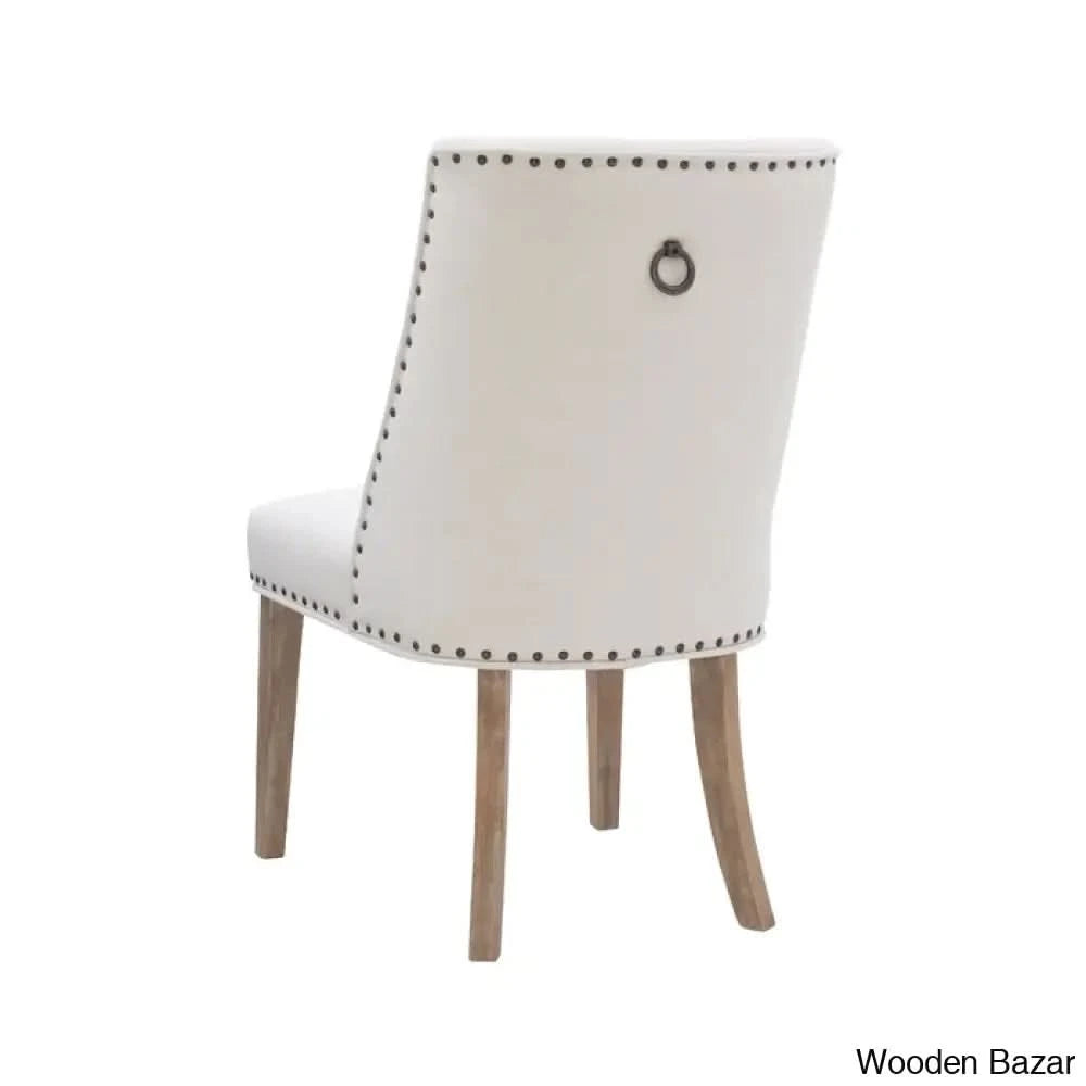 Smiley Best 4 Seater Round Glass Top Dining Set