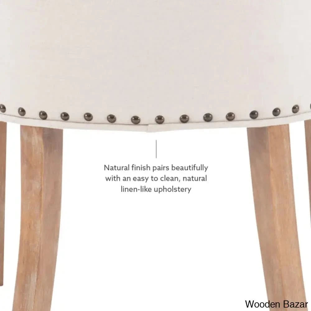 Smiley Best 4 Seater Round Glass Top Dining Set