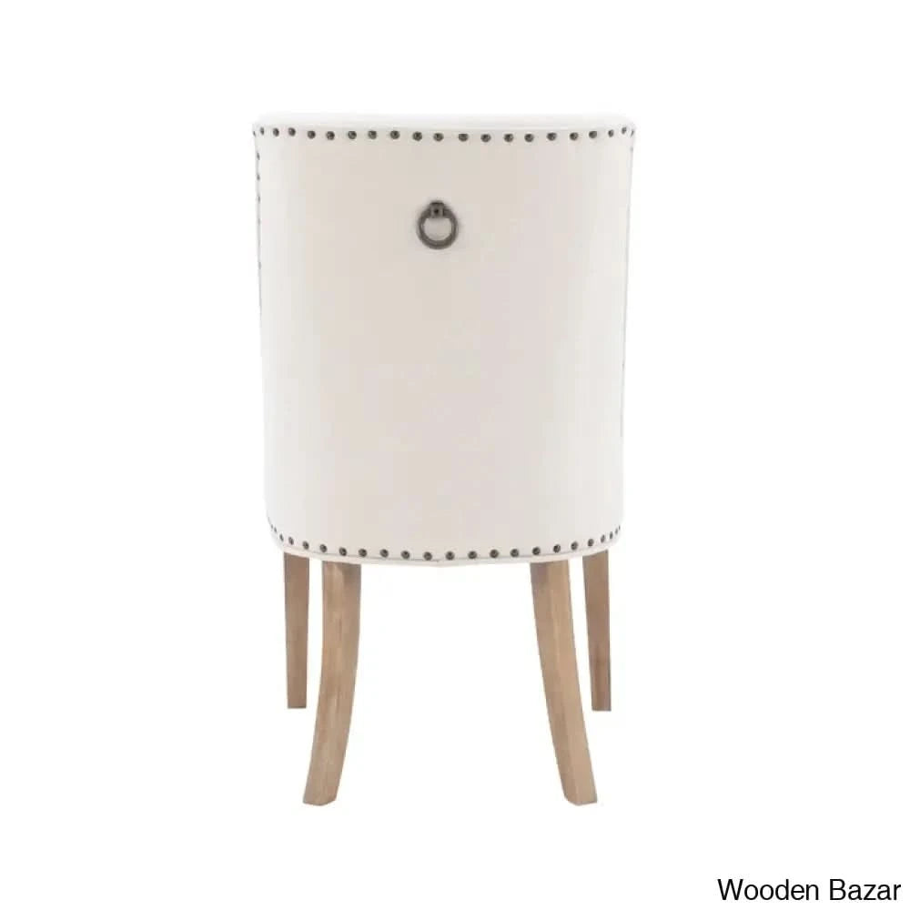 Smiley Best 4 Seater Round Glass Top Dining Set