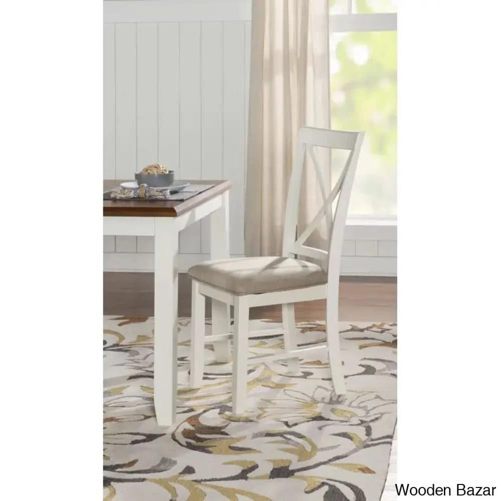 Sonny New 4 Seater Wooden Crafted Dining Table Set - Bazar