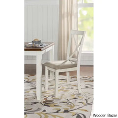 Sonny New 4 Seater Wooden Crafted Dining Table Set - Bazar