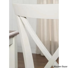 Sonny New 4 Seater Wooden Crafted Dining Table Set - Bazar