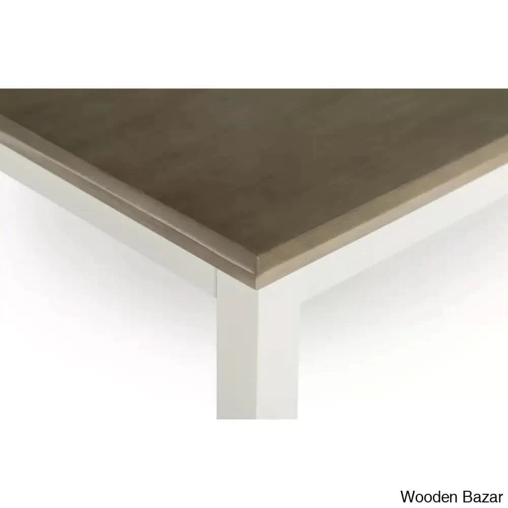 Sonny New 4 Seater Wooden Crafted Dining Table Set - Bazar