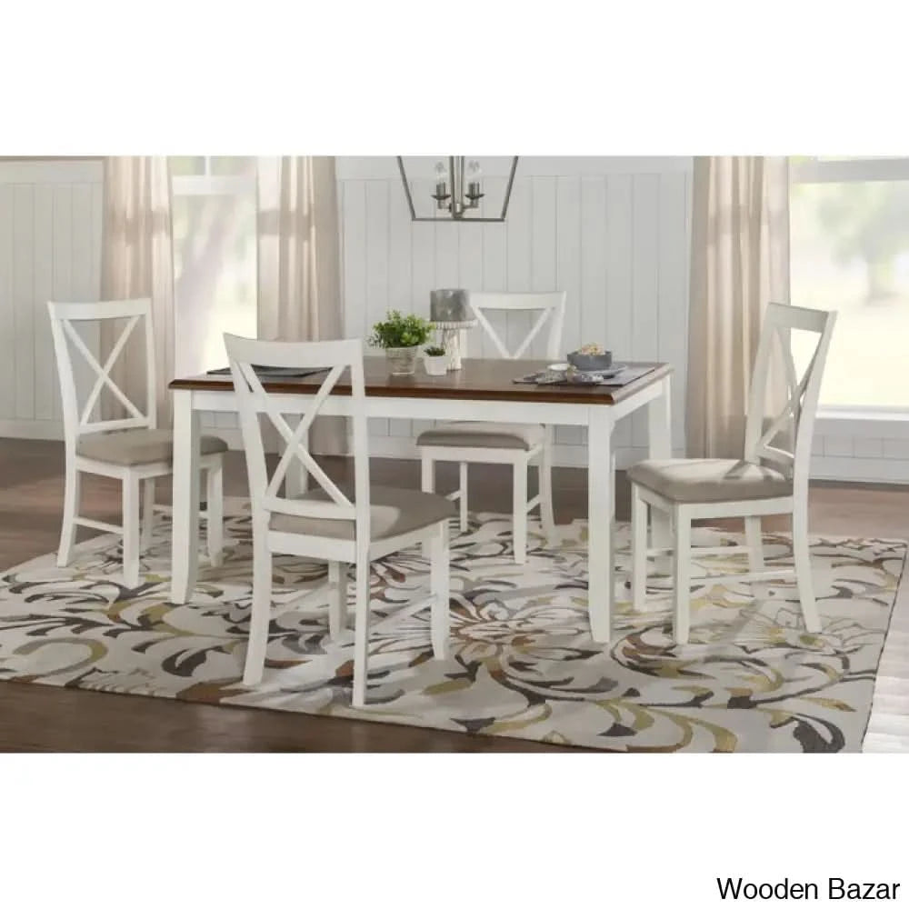 Sonny New 4 Seater Wooden Crafted Dining Table Set - Bazar Seater
