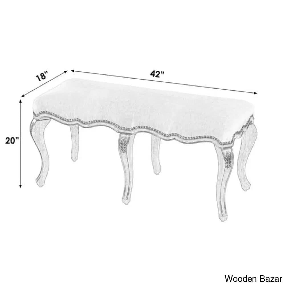 Stacder Latest Upholstered Backless Bench By Wooden Bazar