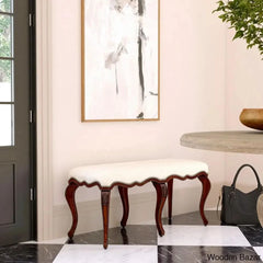 Stacder Latest Upholstered Backless Bench By Wooden Bazar Dark Brown