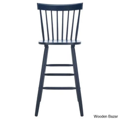 Staceey Swivel Solid Wood Counter And Bar Stool (Set Of 2)