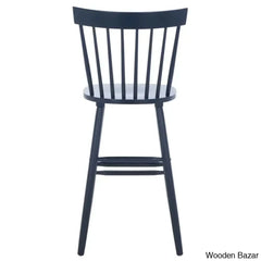 Staceey Swivel Solid Wood Counter And Bar Stool (Set Of 2)