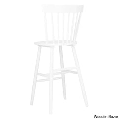 Staceey Swivel Solid Wood Counter And Bar Stool (Set Of 2)