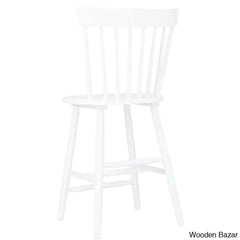 Staceey Swivel Solid Wood Counter And Bar Stool (Set Of 2)