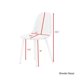 Stanton Modern 4 Seater Dining Table Set - Wooden Bazar