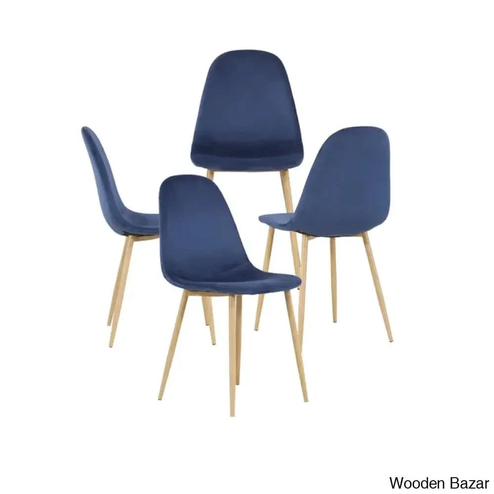 Stanton Modern 4 Seater Dining Table Set - Wooden Bazar