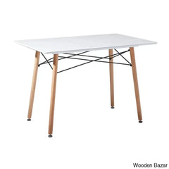 Stanton Modern 4 Seater Dining Table Set - Wooden Bazar