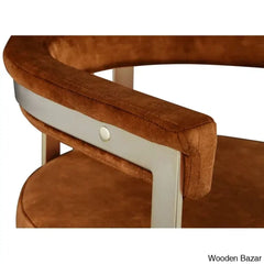 Stasiaz Upholstered Swivel 26.4’’ Counter And Bar Stool With Metal Frame (Set Of 2)