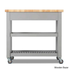Sydney 38.30āā Wide Rolling Kitchen Cart Trolley Cart Cabinet Kitchen Island With Storage