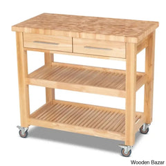 Sydney 38.30āā Wide Rolling Kitchen Cart Trolley Cart Cabinet Kitchen Island With Storage