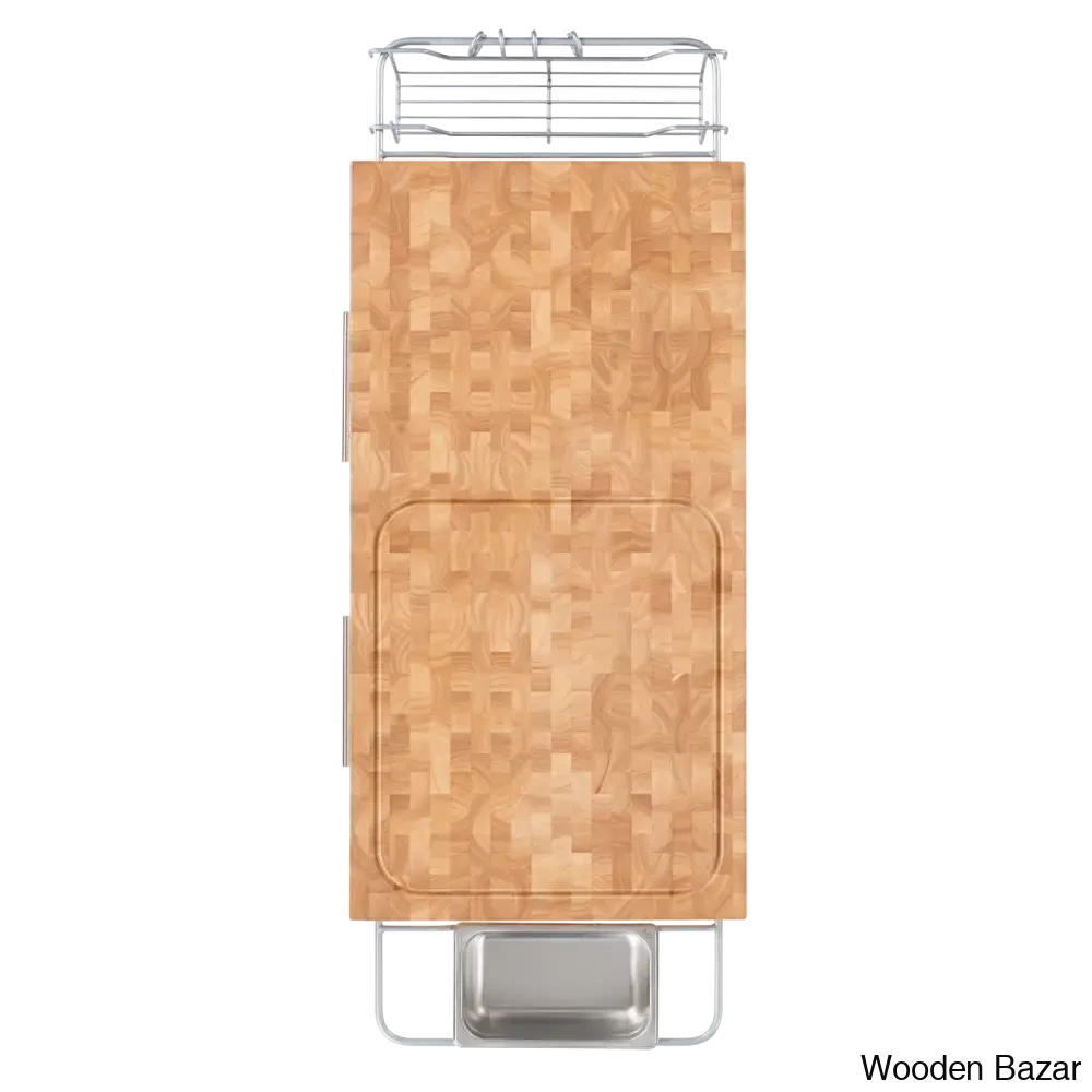 Sydney 38.30āā Wide Rolling Kitchen Cart Trolley Cart Cabinet Kitchen Island With Storage