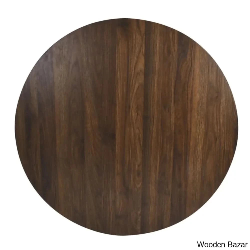 Syster Latest 4 Seater New Pedestal Dining Set - Wooden Bazar