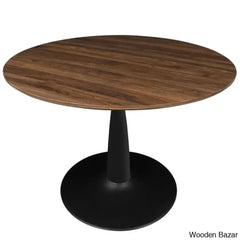 Syster Latest 4 Seater New Pedestal Dining Set - Wooden Bazar