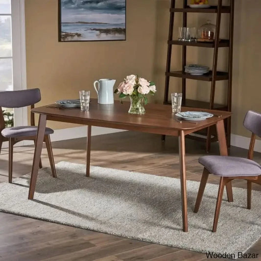 Terre Modern Solid Wood Dining Table With Sleek Design
